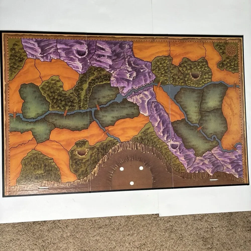 Tower of the Wizard King Parker Brothers 1993 Tower Game Board Only Replacement